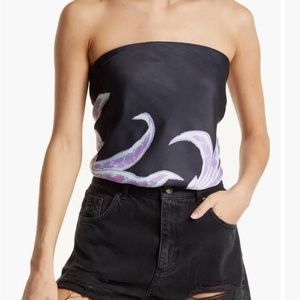 Free People Spellbound Strapless Bodysuit, NWT, Size Small